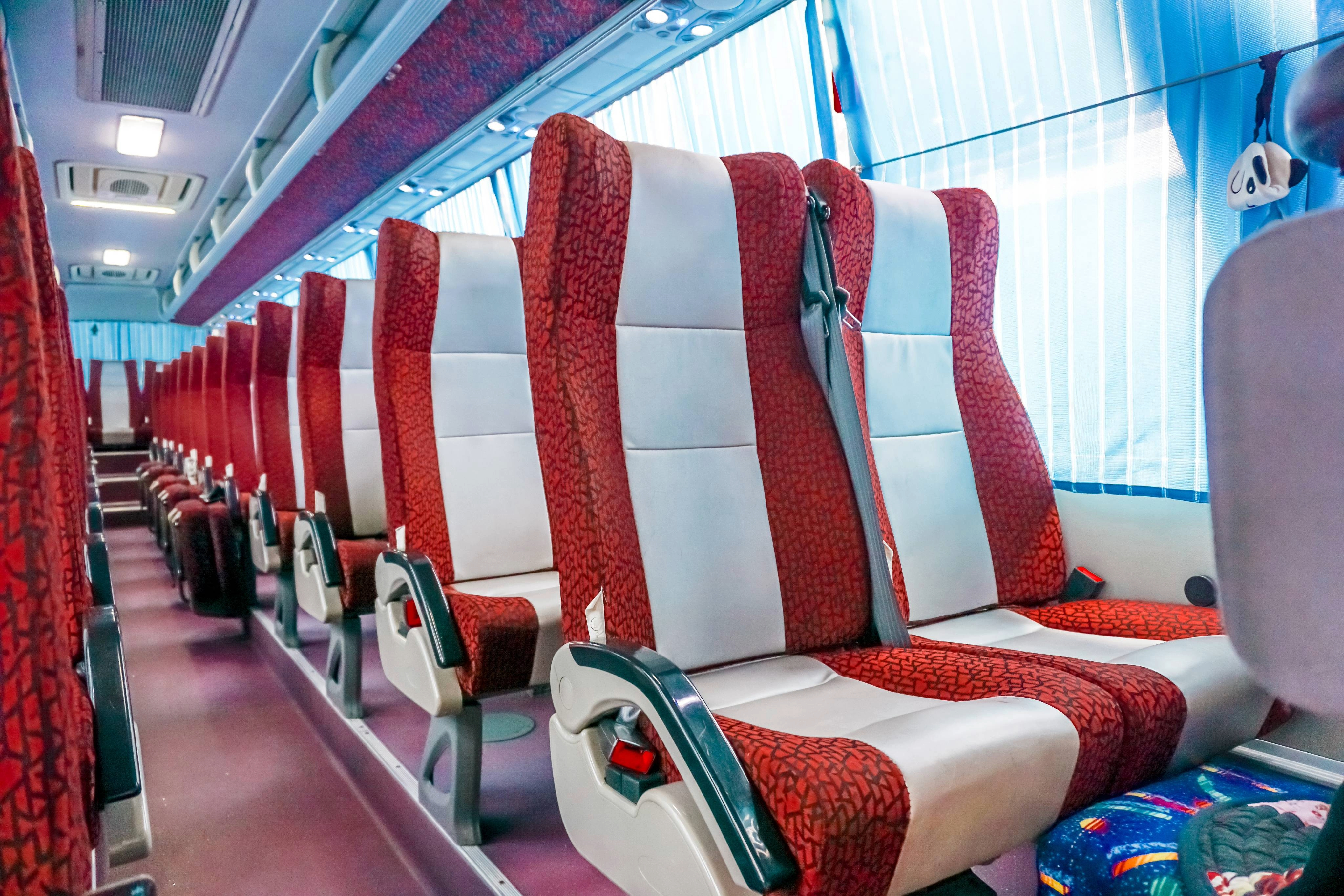 49 seater coach — exterior and cabin overview