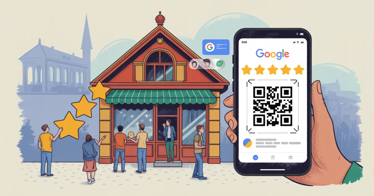 Google Bewertungen automatisch sammeln mit QR-Codes