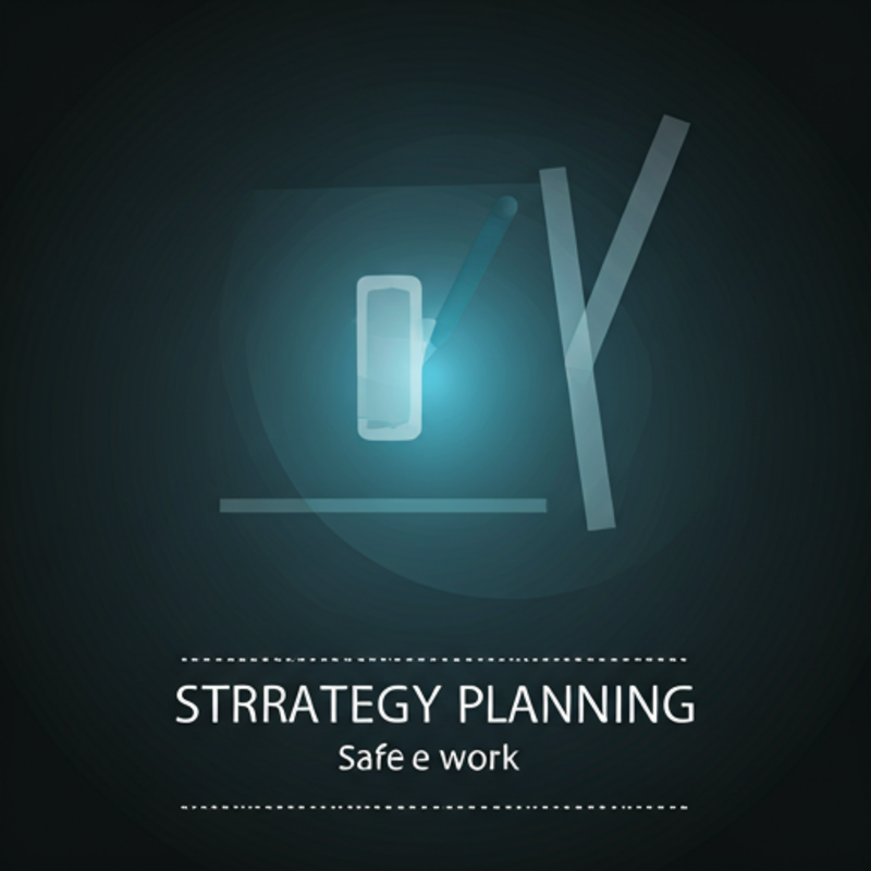 Professional desk with tablet and notepad symbolizing precise planning