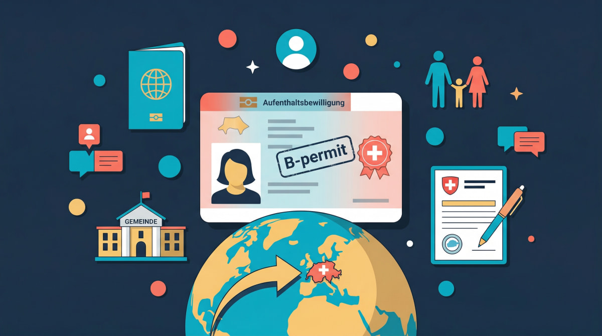 In die Schweiz einwandern: Aufenthaltsbewilligung, Visum & Anforderungen