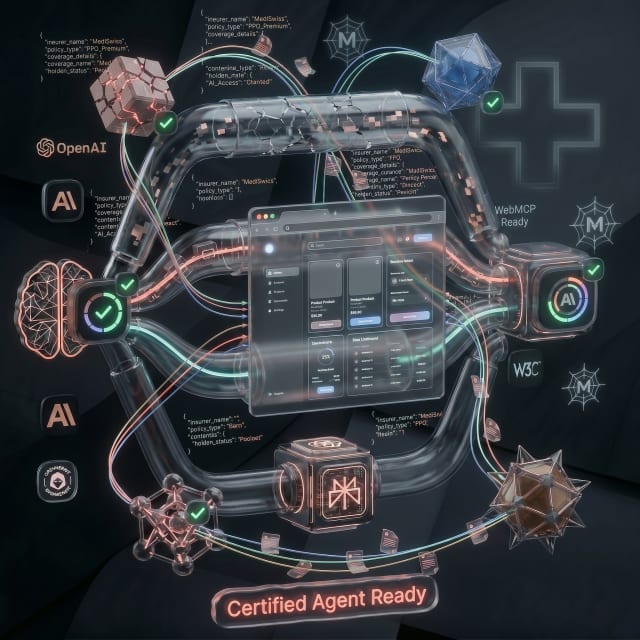 AI Agents testen eine Website — Certified Agent Ready