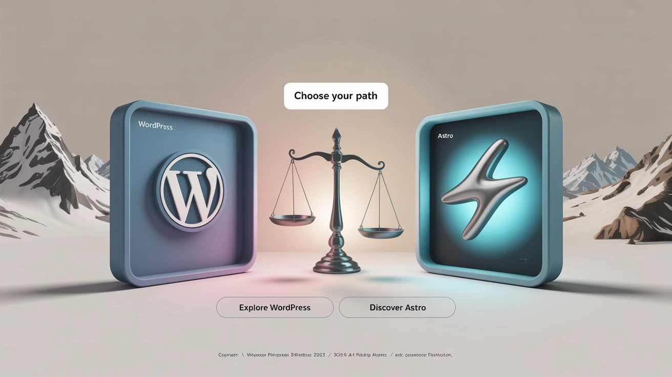 WordPress oder Jamstack (Astro)? Die optimale Webdesign-Lösung für Ihr Schweizer KMU 2025