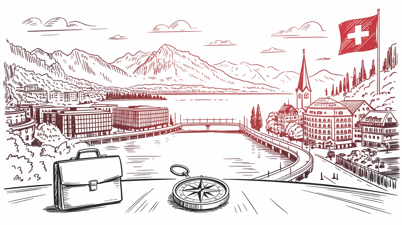 Illustration for Relocating to Zug: The Insider's Guide to Switzerland's Business Paradise (2025)