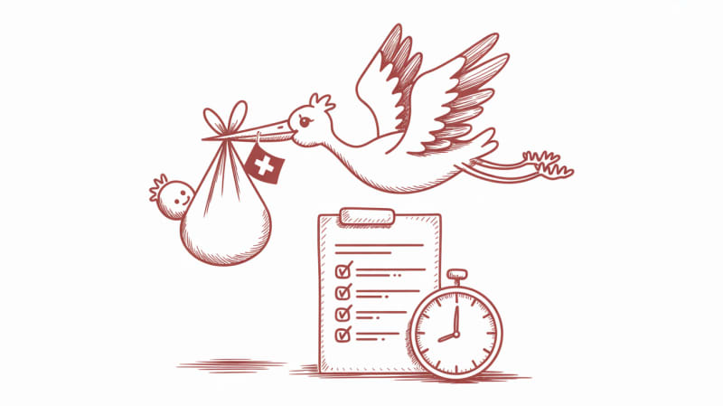 Illustration for Swiss Health Insurance Prenatal Registration: Complete Guide 2025