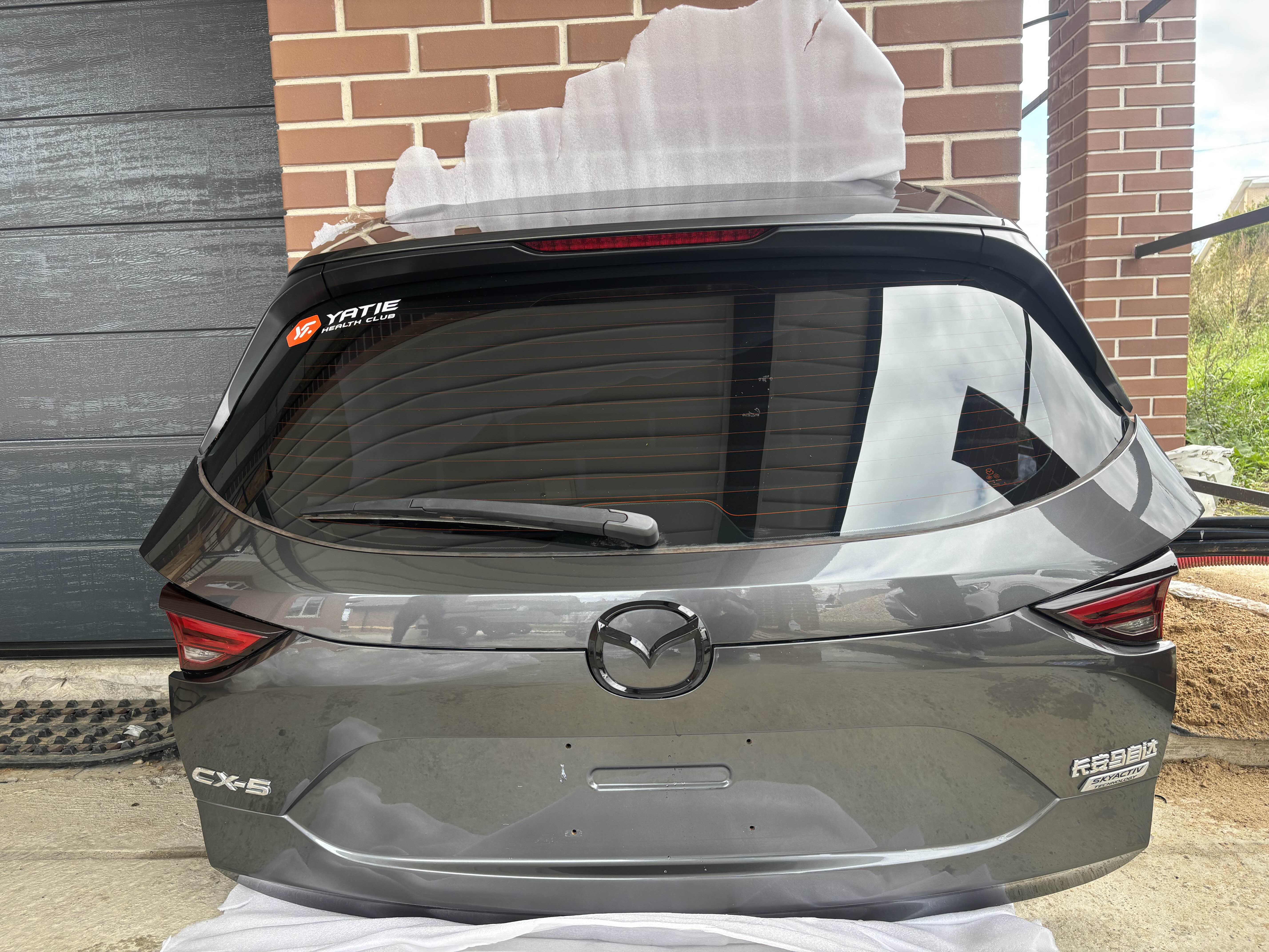 Крышка багажника Mazda CX-5 KF Mazda Серый 46G (Machine Gray Metallic) — купить б/у в Москве