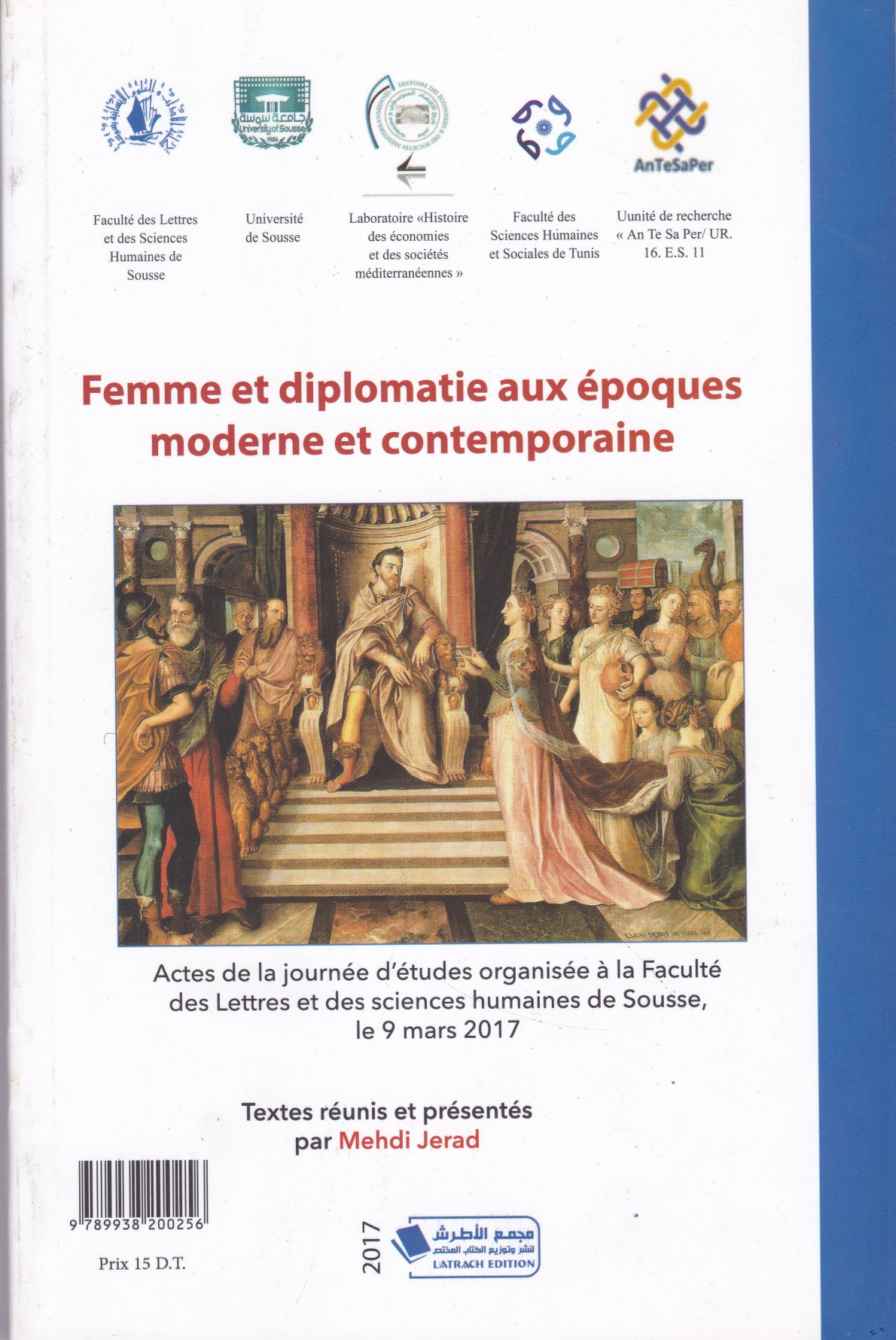 Couverture de Femme et diplomatie aux époques moderne et contemporaine