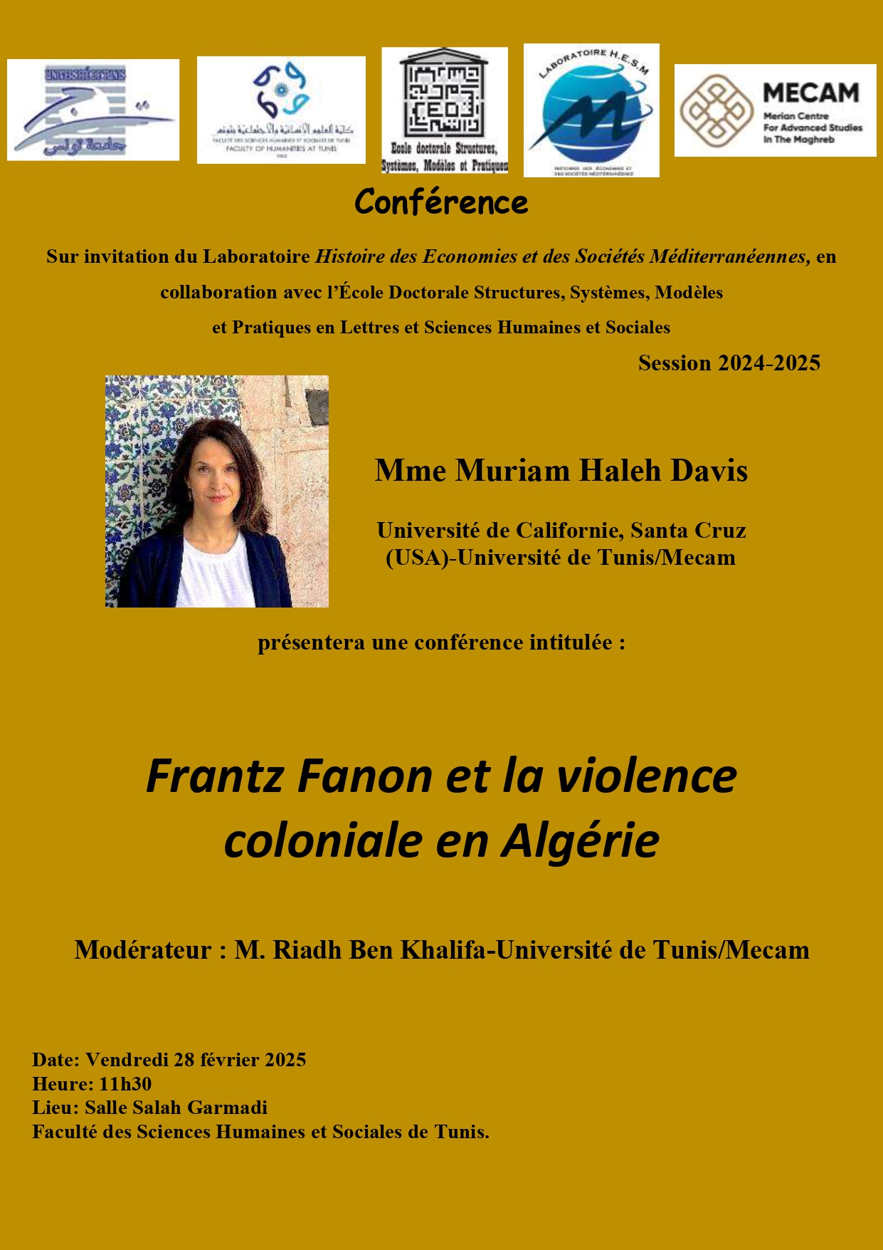 Affiche de Frantz Fanon et la violence coloniale en Algérie