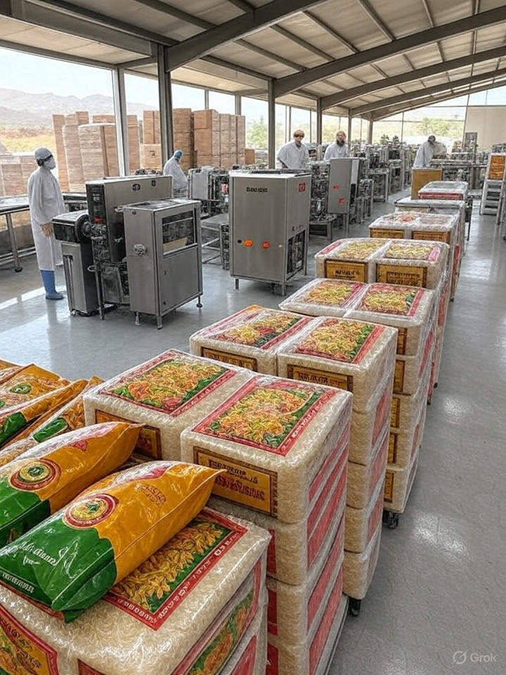 مشروع تعبئة وتغليف مواد غذائية
