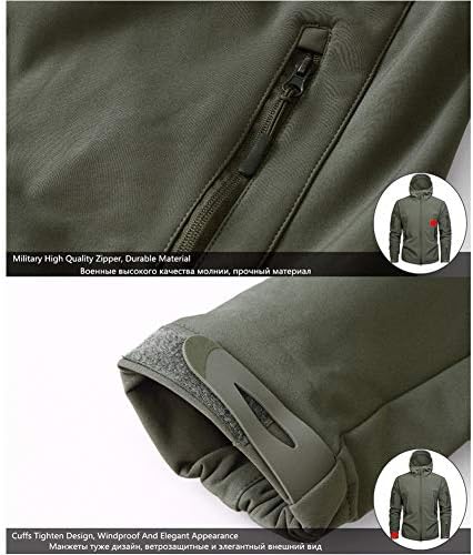 Vue 5 de Tactique Veste Militaire Chaude