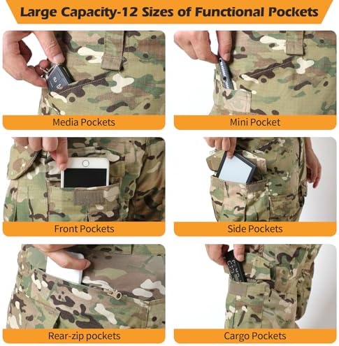 Vue 4 de Pantalon De Combat