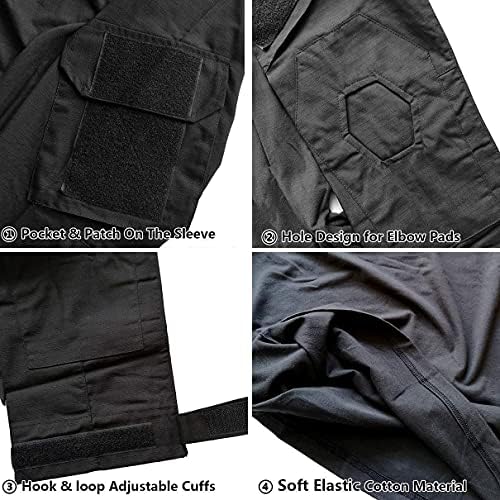 Vue 4 de Homme Tactique Militaire Chemise