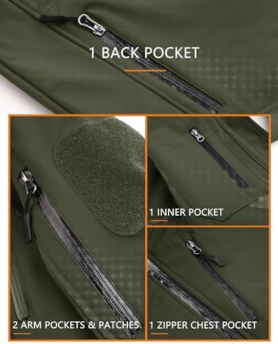 Vue 6 de Veste Impermeable Pour Homme