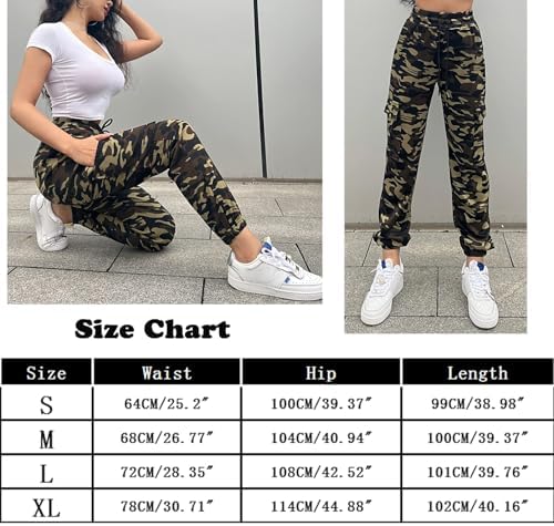 Vue 6 de Ado Femme Camouflage Pantalon