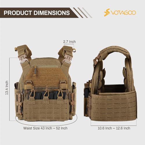 Vue 5 de Votagoo Gilet Tactique Pour