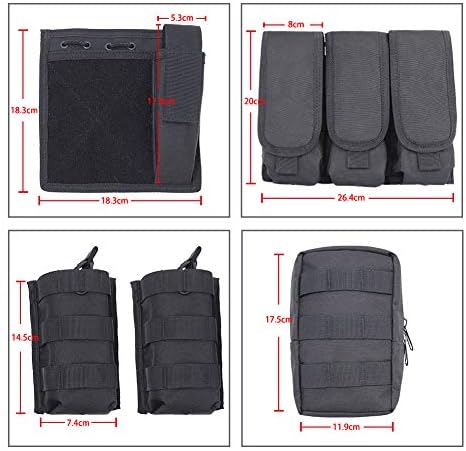 Vue 4 de Acexier Gilet Airsoft Molle
