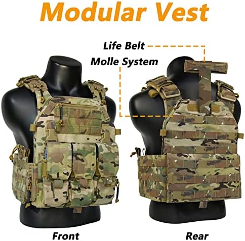 Vue 5 de Twinfalcons Gilet Tactique Militaire