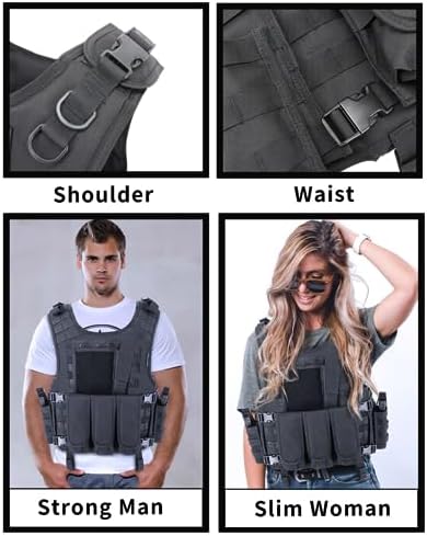 Vue 6 de Acexier Gilet Airsoft Molle