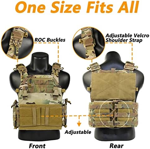 Vue 6 de Twinfalcons Gilet Tactique Militaire