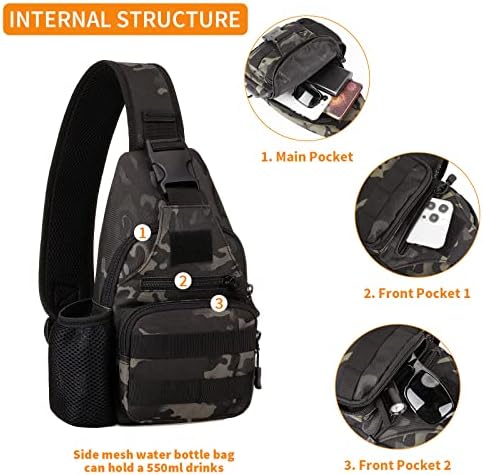 Vue 4 de Huntvp Sac Bandouliere Homme