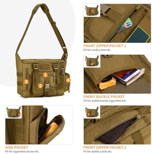 Vue 5 de Sac Bandouliere Tactique Sacoche