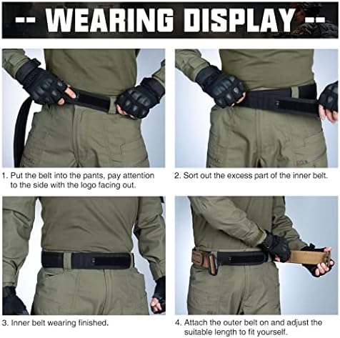 Vue 5 de Idogear Ceinture Tactique Molle