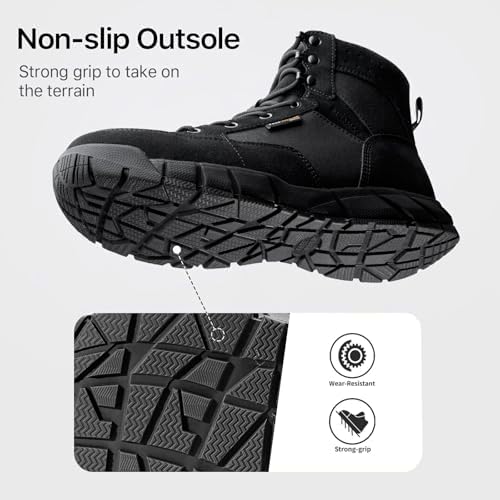 Vue 4 de Homme Bottes Ultraleger Tactique