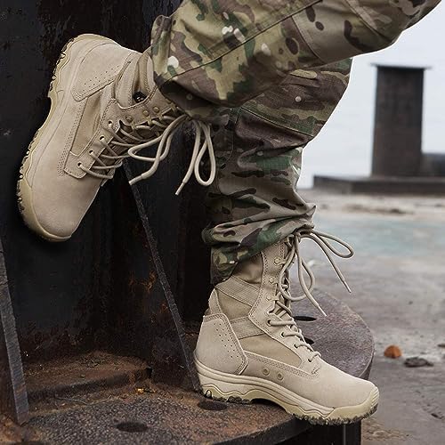 Vue 6 de Bottes Tactiques Femme Pouces