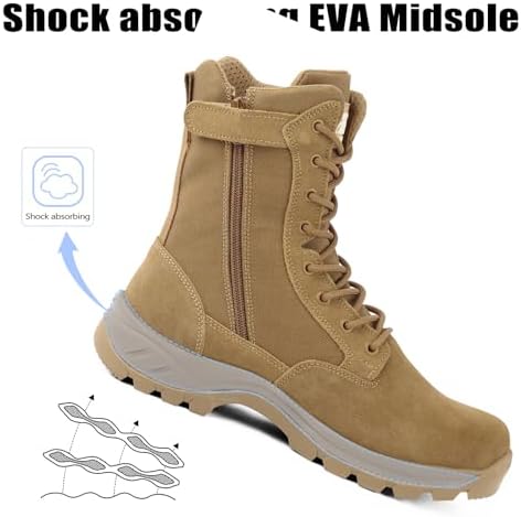 Vue 4 de Rangers Militaire Homme Chaussure