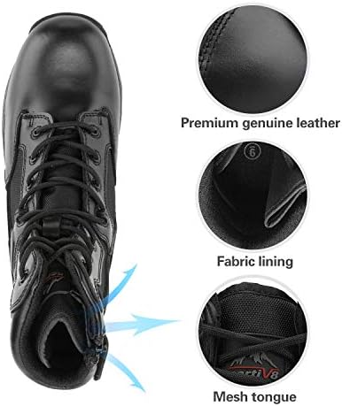 Vue 4 de Hommes Bottes De Combat