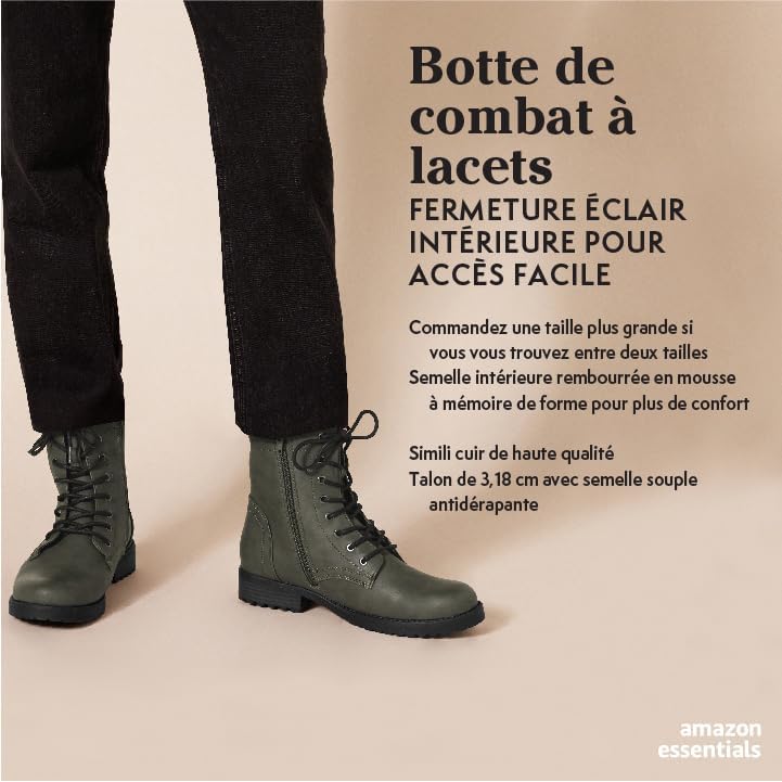 Vue 5 de Bottes Montantes Lacets