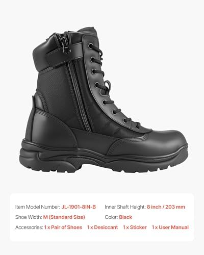 Vue 7 de Homme Botte Tactique Et