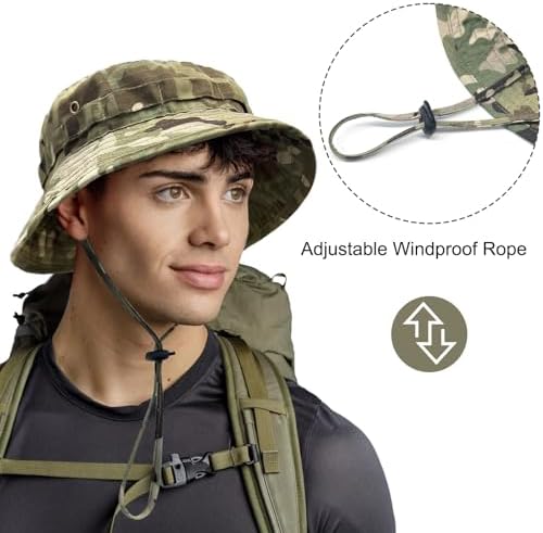 Vue 4 de Sgqtzdzq Camo Bucket Boonie