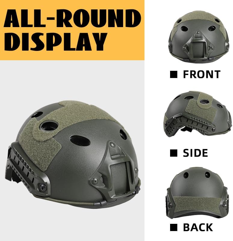 Vue 2 de Tumhuts Casque Tactique Avec