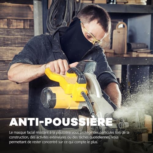 Vue 5 de Cagoule Moto Automnehiver Balaclava