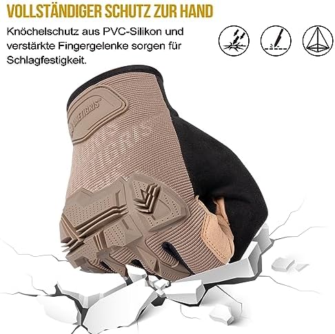 Vue 3 de Onetigris Gants Tactiques Militaires