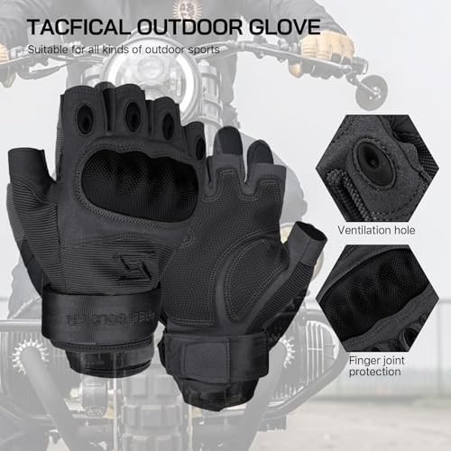 Vue 2 de Gants Tactiques Gants Moto