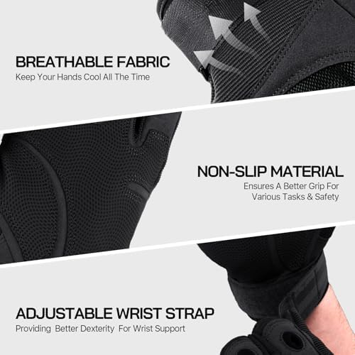 Vue 3 de Gants Tactiques Gants Moto