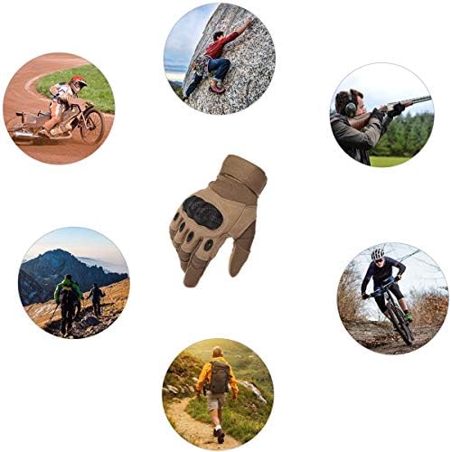 Vue 4 de Gants Tactiques Pleindoigt Hommes