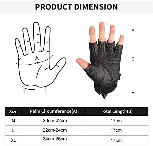 Vue 5 de Gants Tactiques Demidoigts Pour