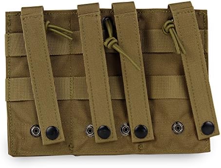 Vue 3 de Porterevues Triple Tactique Molle