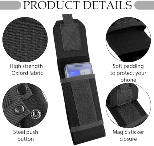 Vue 3 de Joynine Tactical Molle Smartphone