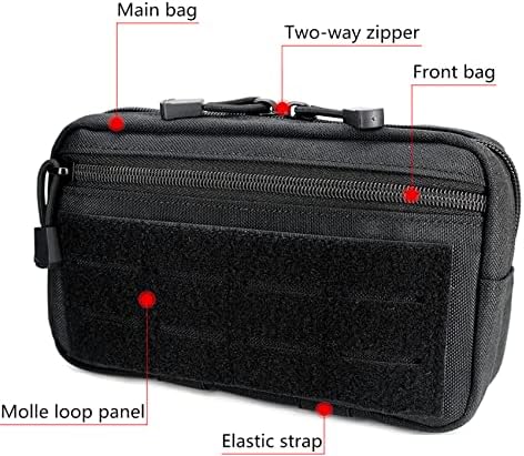 Vue 3 de Yoncono Pochette Tactique Molle