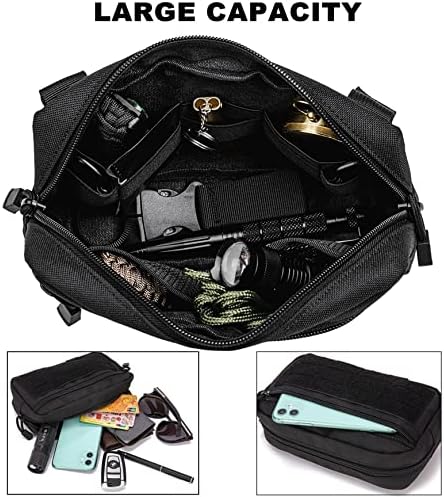 Vue 4 de Yoncono Pochette Tactique Molle