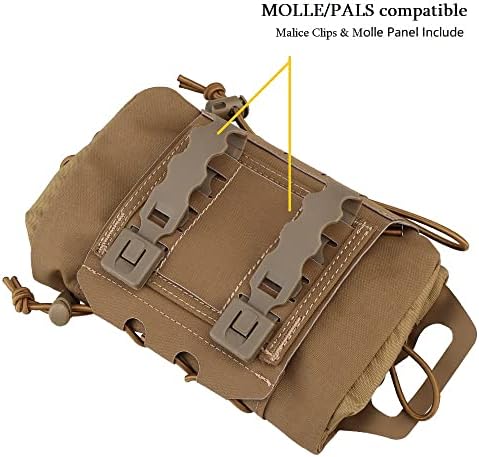 Vue 3 de Pochette Tactique Militaire Molle