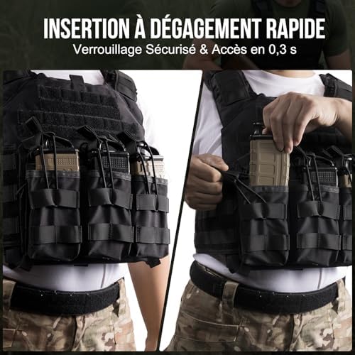 Vue 4 de Onetigris Porte Chargeur Triple