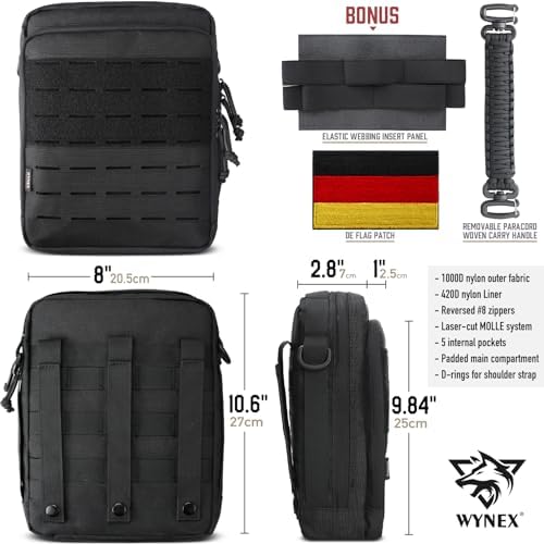 Vue 2 de Wynex Pochette Molle Tactique