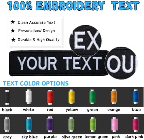 Vue 6 de Patchs Broderie Militaire Personnalisables