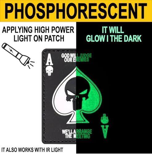 Vue 5 de Patch Tactique Punisher PVC