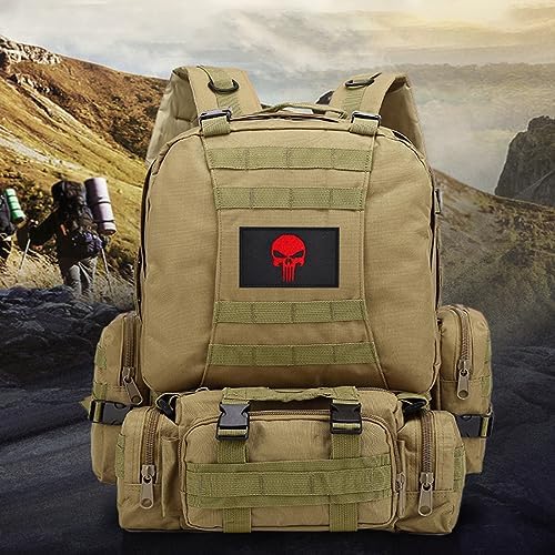 Vue 5 de Patchs Velcro Tactiques Militaires