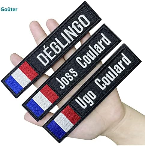 Vue 7 de Patchs Drapeau Velcro Personnalisables